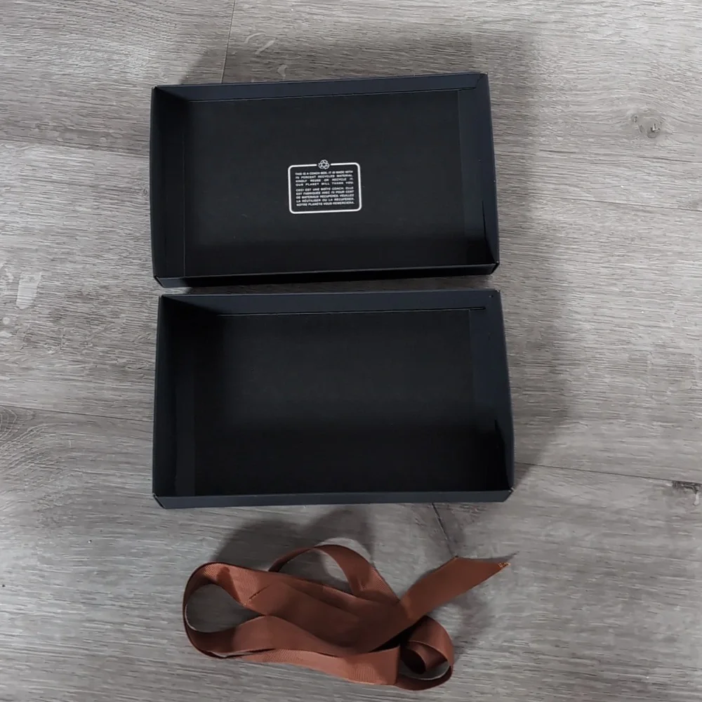Coach Black Box with Brown Ribbon - Picture 8 of 8
